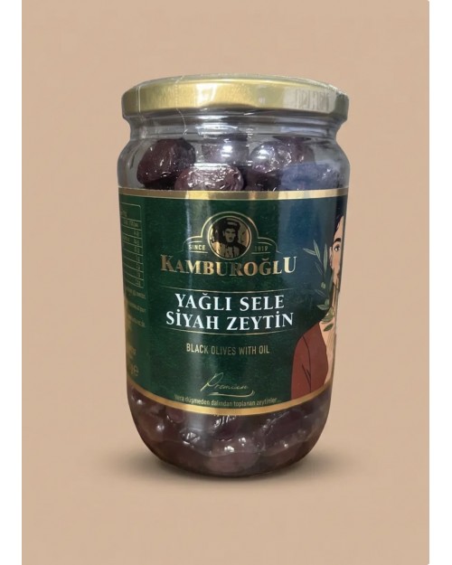 Yağlı Sele Siyah Zeytin 400gr