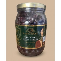 Yağlı Sele Siyah Zeytin 1000gr