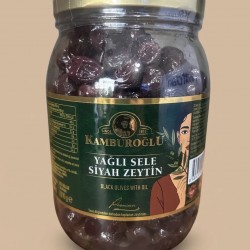 Yağlı Sele Siyah Zeytin 1000gr