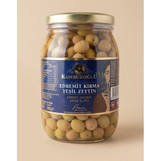 Edremit kırma Yeşil Zeytin 900gr