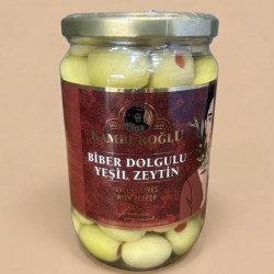 Biber Dolgulu Yeşil Zeytin 400gr